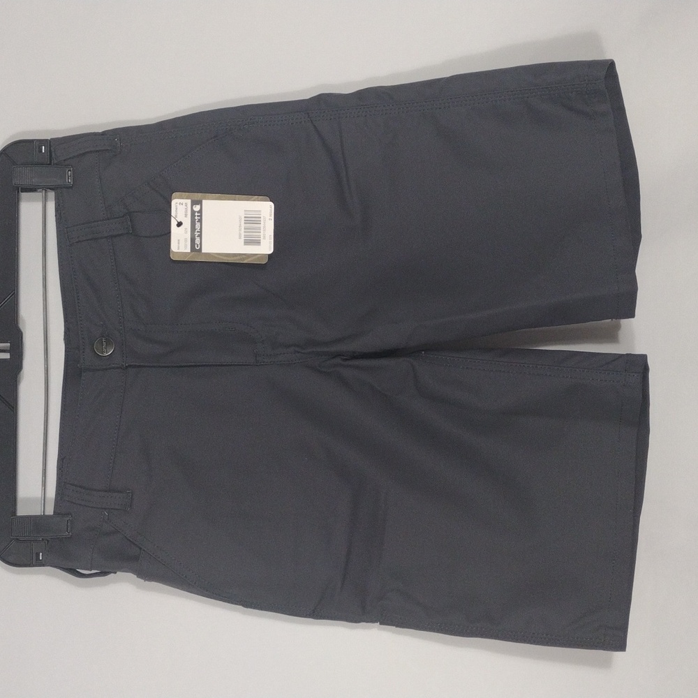 NWT Carhartt Women's Shadow 103103 Rugged pro Rg Loose Fit Canvas Short Sz 2 Reg